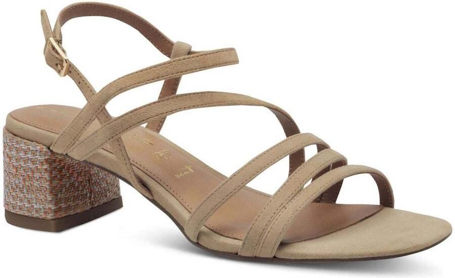 Tamaris Sandaaltjes blokhak avondschuh zomerschoen met verstelbare gesp - Foto 2