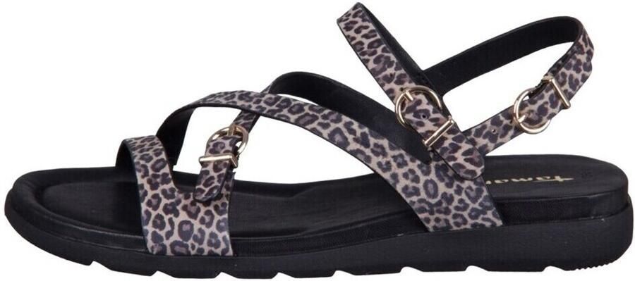 Tamaris Sandalen bruin Panterprint Suède - Foto 9