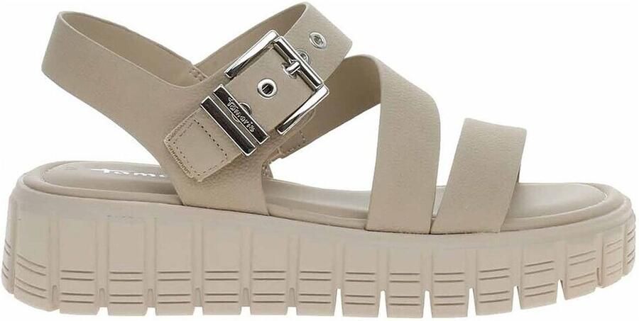 Tamaris Sandalen met sleehak 12823346341 - Foto 3