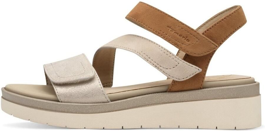 Tamaris COMFORT Sandalen Plat Sandalen Plat Beige - Foto 4