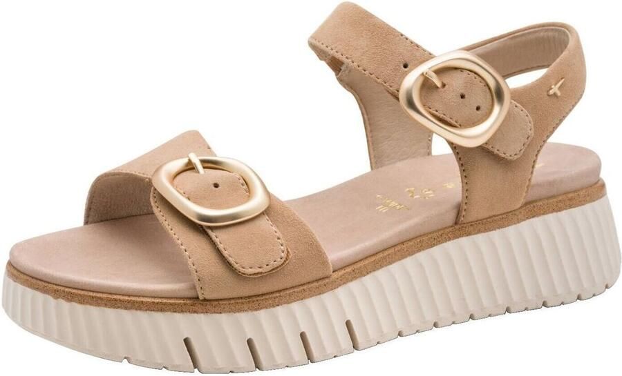 Tamaris COMFORT Essentials Dames Sandalen CAMEL SUEDE - Foto 2