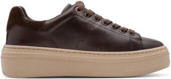 Tamaris dames leren sneaker 1-23775-47-304 dames veterschoen bruin - Foto 3