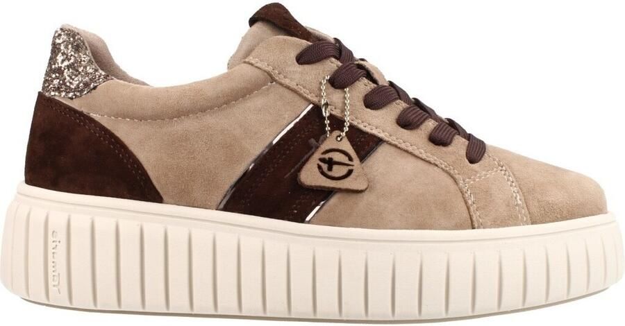 Tamaris Sneakers laag chocoladebruin cappuccino - Foto 2