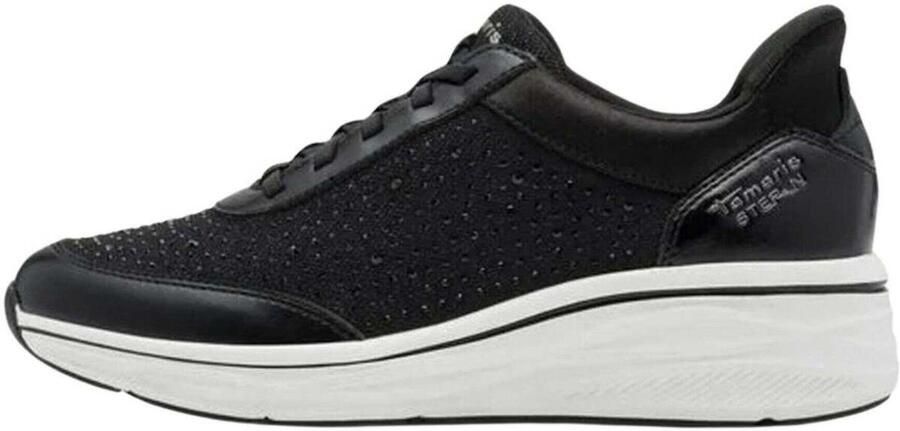 Tamaris Slip-on sneakers sleehak instapschoen vrijetijdsschoen in vegan verwerking - Foto 7
