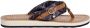 Tamaris Teenslippers Avril zomerschoenen flats slippers met t-logo hanger - Thumbnail 1
