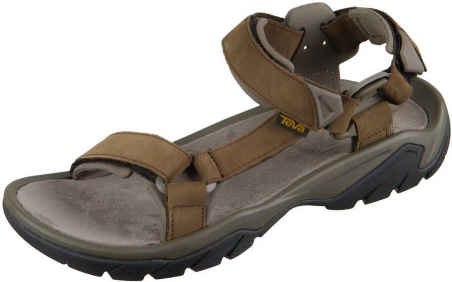 Teva Terra Fi 5 Universal Leather Sandaal Kameelbruin Zandbruin - Foto 2
