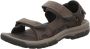 Teva Bruine leren herensandaal voor wandelingen Brown Heren - Thumbnail 4