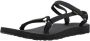 Teva Stijlvolle platte sandalen voor vrouwen Black Dames - Thumbnail 5