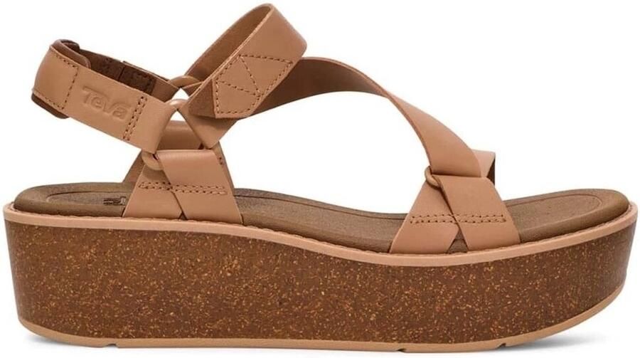 Teva Madera Wedge dames sandaal beige