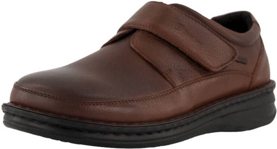 Comfort G- -Heren cognac caramel geklede lage schoenen - Foto 3