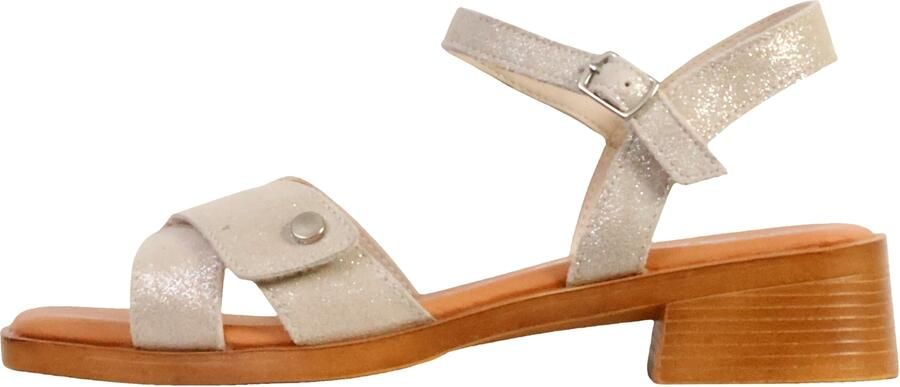 The Divine Factory Alénoa leren sandalen met hak - Foto 3