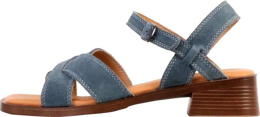 The Divine Factory Alénoa leren sandalen met hak - Foto 4