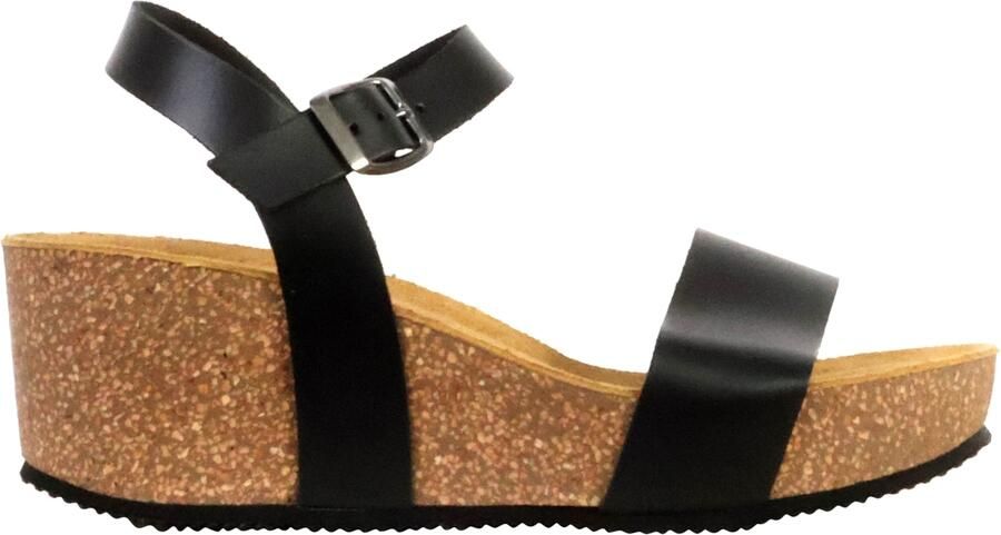 The Divine Factory Noga Laura Edge leren sandalen met plateauzool - Foto 4