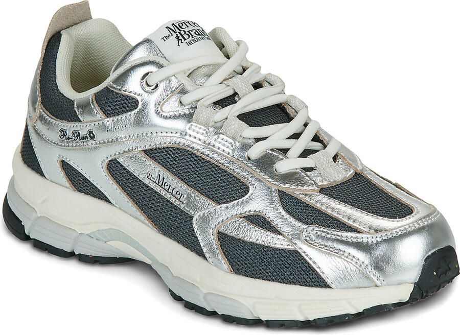 MERCER AMSTERDAM Lage Sneakers Dames The Re-run Pineapple 2.0 Maat: 39 Materiaal: Mesh Kleur: Zilver - Foto 3