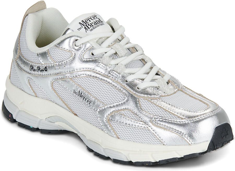 MERCER AMSTERDAM Lage Sneakers Dames The Re-run Pine Maat: 39 Materiaal: Textiel Kleur: Zilver - Foto 3