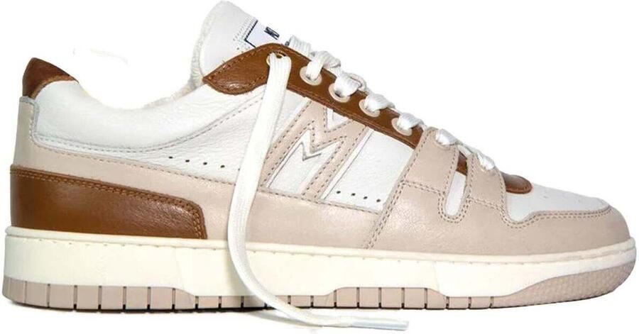 Mercer Amsterdam Mercer Schoenen Wit Mercer The Brooklyn Sneakers Wit The Brooklyn M (me233012) White cognac - Foto 2