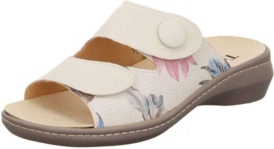 Think! Slippers Camilla zomerschoen slippers met klittenbandsluiting