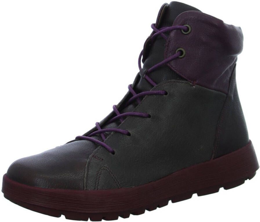 Think! Hoge veterschoenen COMODA Veterschoenen winterlaarzen comfortabele schoen met schapenwol