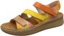 Think ! Sandaal Meggie 3000585-9050 Geel Orange Combi - Thumbnail 2