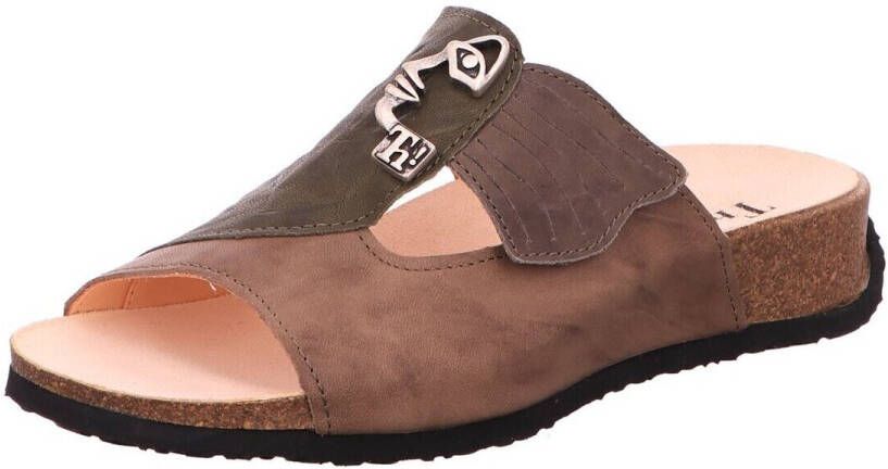 Think! Slippers Mizzi Sandaal slippers sleehak in verfijnde uitstraling