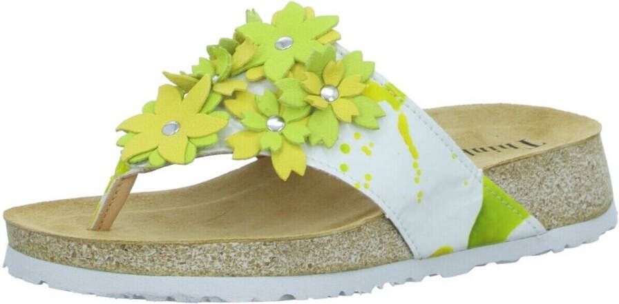 Think! Teenslippers KOAK zomerschoen slippers met schattige bloemdecoratie