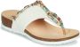 Think! Teenslippers Julia sleehak zomerschoen pantoffels met kleurrijke decoratieve elementen - Thumbnail 2