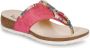 Think! Teenslippers Julia sleehak zomerschoen pantoffels met kleurrijke decoratieve elementen - Thumbnail 1