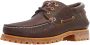 TIMBERLAND Veterschoenen Heren Authentics 3 Eye Classic Lug Maat: 46 Materiaal: Leer Kleur: Bruin - Thumbnail 8