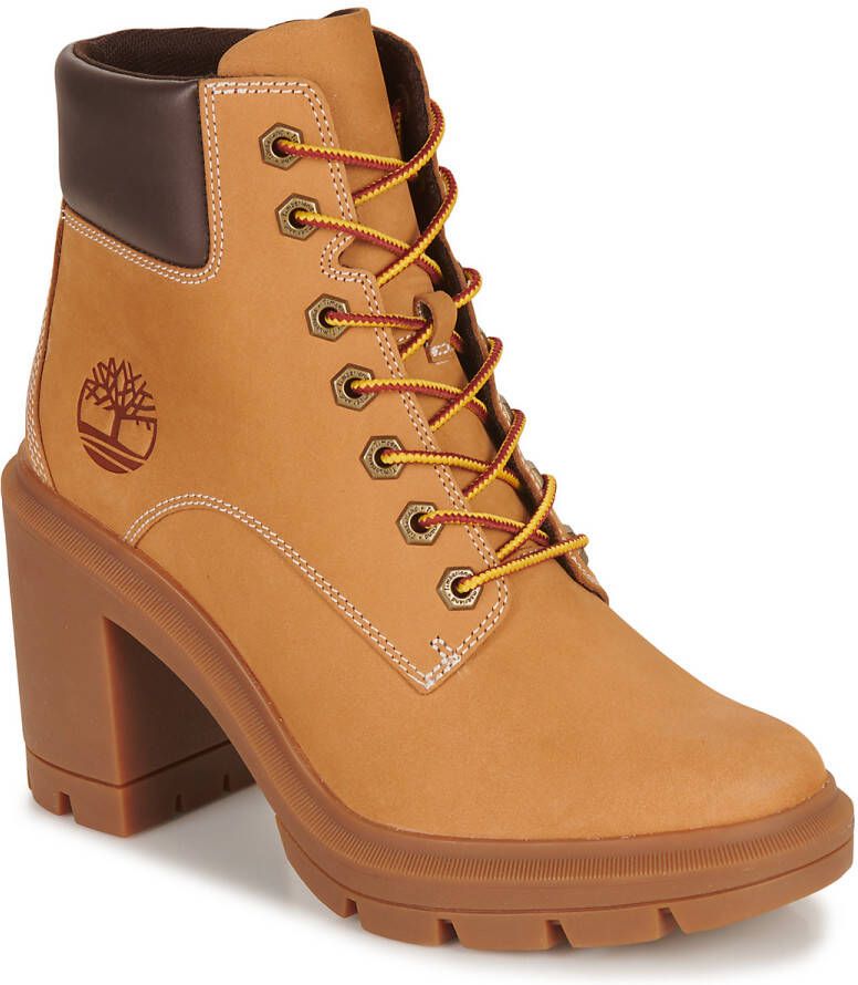 Timberland Beige Suède Enkellaarzen voor Dames Brown Dames - Foto 5