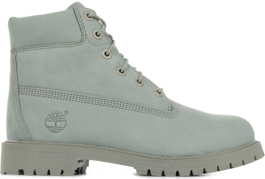 Timberland 6 In Premium Wp Boot (gs) Boots Schoenen medium grey nubuck maat: 38 beschikbare maaten:36 37 38 39