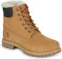 Timberland Boots & laarzen 6in Premium Shearling Lined WP Boot in geel - Thumbnail 2