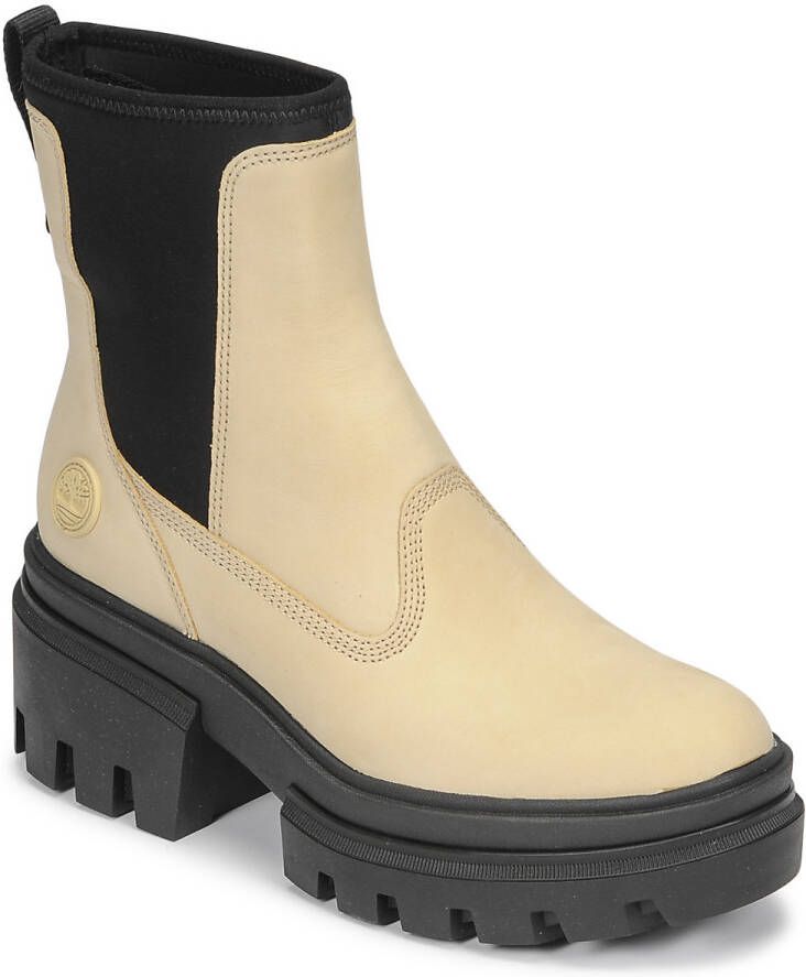 Timberland Dameslaars met rubberen hak Beige Dames Schoenen