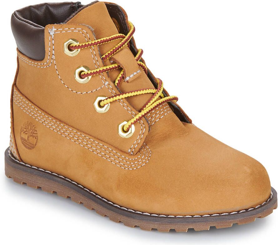 Timberland Pokey Pine 6in Boot Boots Schoenen wheat nubuck maat: 26 beschikbare maaten:22 23 24 25 26 27 28 29 30 - Foto 14