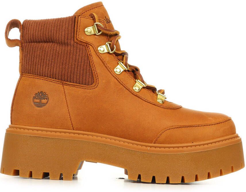 Timberland 6 Inch Stone Street Platform Boots Dames Bruin- Dames Bruin