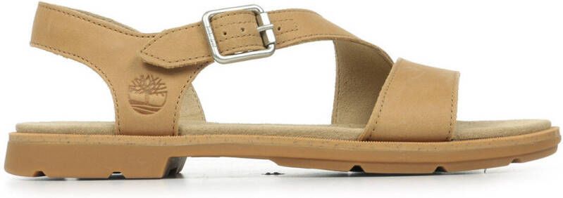 Timberland Women's Calista Bay Backstrap Sandal Sandalen beige bruin