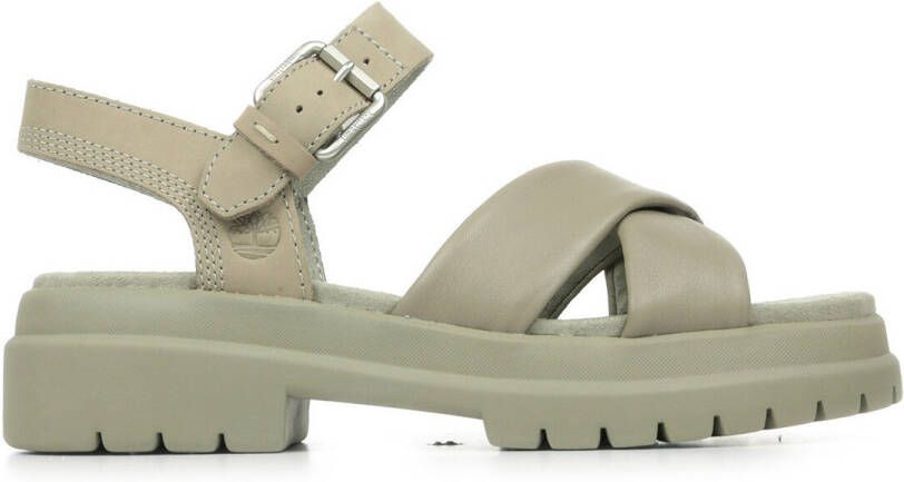Timberland London Vibe Cross Strap Sandalen Beige Vrouw - Foto 4