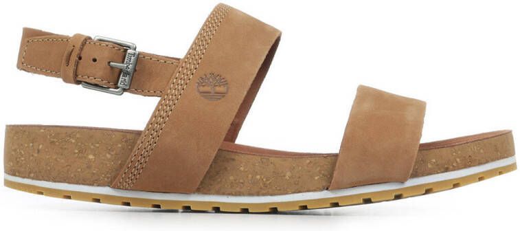 Timberland Malibu Waves 2-band Brede Sandalen Bruin 1 2 Vrouw - Foto 4