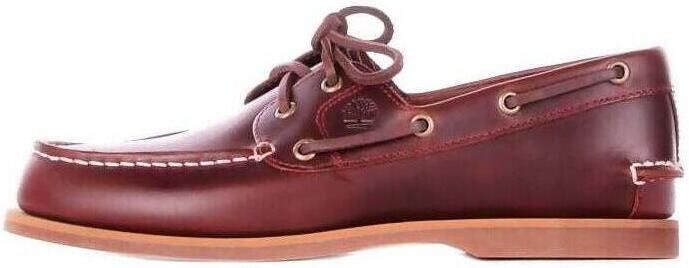TIMBERLAND Mocassins Dames Classic Boat Maat: 38 Materiaal: Leer Kleur: Rood - Foto 11