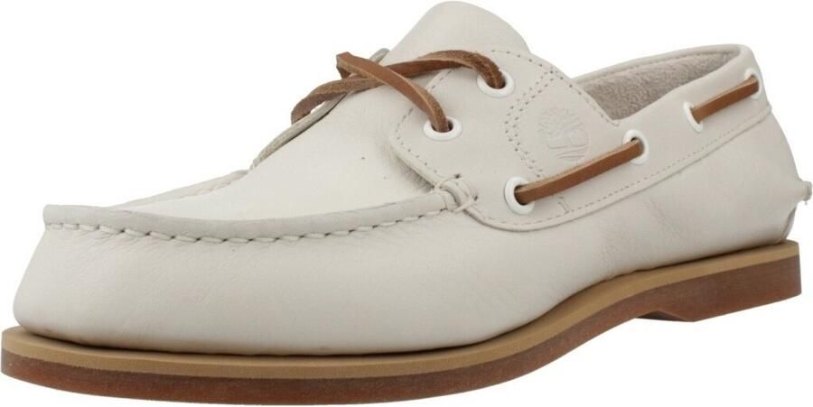 Timberland Authentic Boat Shoe Classic Leather Wo Beige Loafers - Foto 5