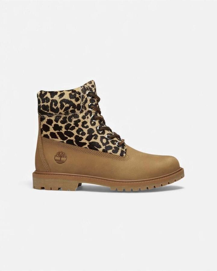 Timberland Enkellaarzen Leopard 6-Inch Premium (Women's)