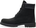 Timberland Laarzen 6" Premium Waterproof Boot Black Nubuck - Zwart