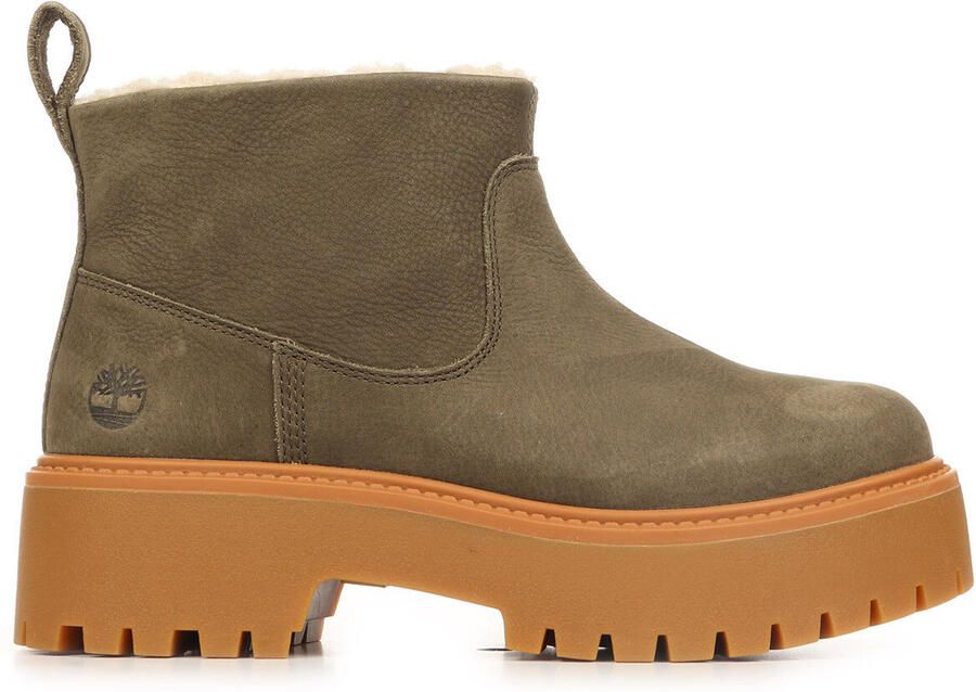 Timberland Chelsea-boots STONE STREETMID WARM LINED BOOT Winterlaarzen winterschoenen laarsjes gevoerd