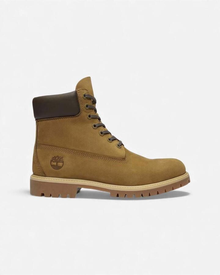 Timberland Laarzen Premium 6-Inch Waterproof BOOTS NUBUCK OLIVE BROWN - Foto 2