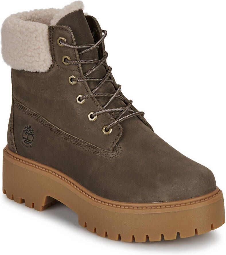 TIMBERLAND Bruine Boots Stone Street Mid Warm Lined Waterproof