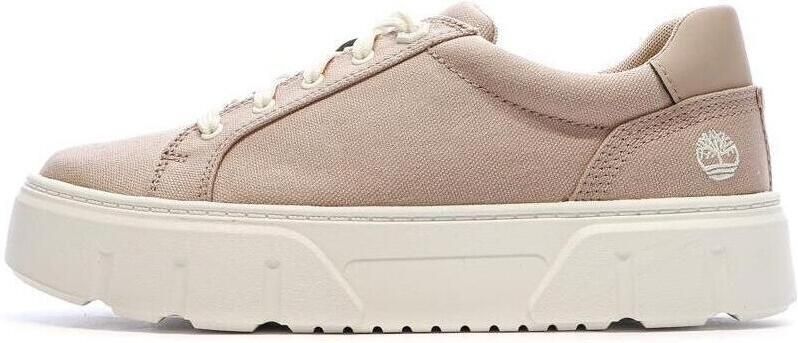 Timberland LAUREL COURT LOW LACE UP SNEAKER LIGHT BEIGE CANVAS Dames Sneakers LIGHT BEIGE CANVAS - Foto 4