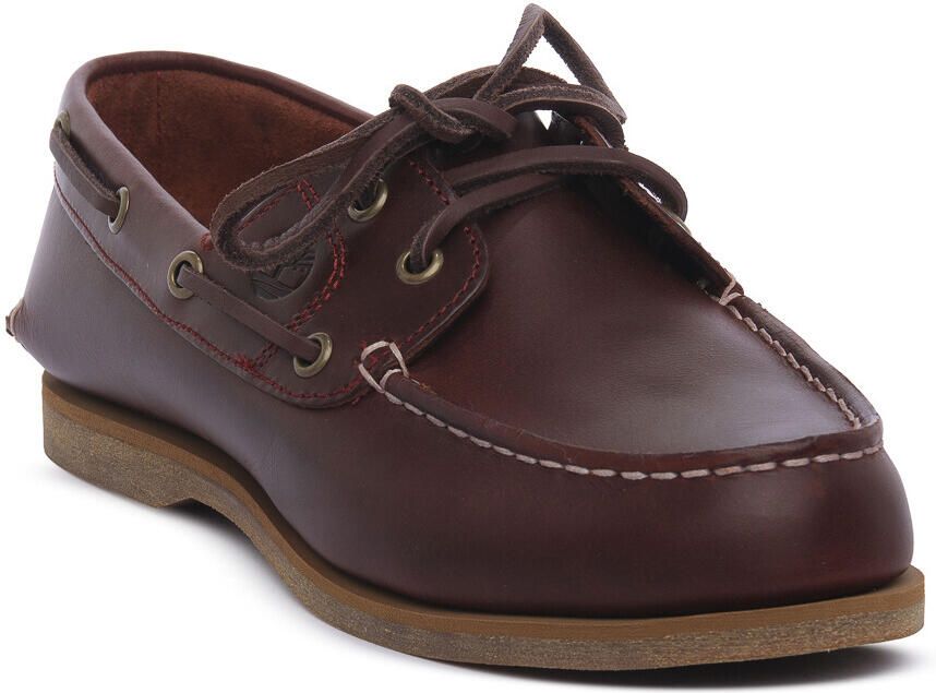 Timberland Mocassins BOAT 2 EYE BURGUNDY