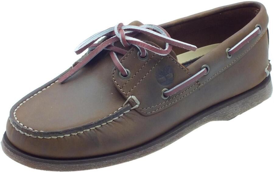 Timberland Nette Schoenen 01001R Classic Boat Brown Full - Foto 2