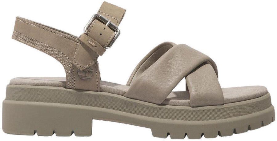 Timberland London Vibe Cross Strap Sandalen Beige Vrouw - Foto 4