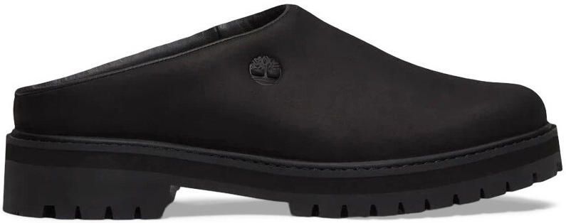 Timberland Slippers Clog Shoe Black Nubuck