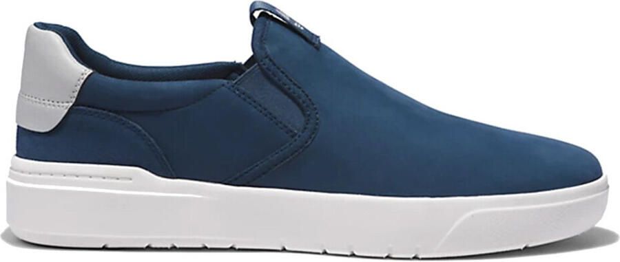 Timberland Blauwe Slip-On Sneakers met Gewatteerde Enkel